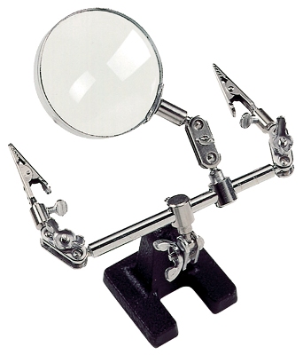 Halter Leiterplatten mit der Linse MZ101 (Dritte Hand) Halter Leiterplatten mit der Linse MZ101 (Dritte Hand)