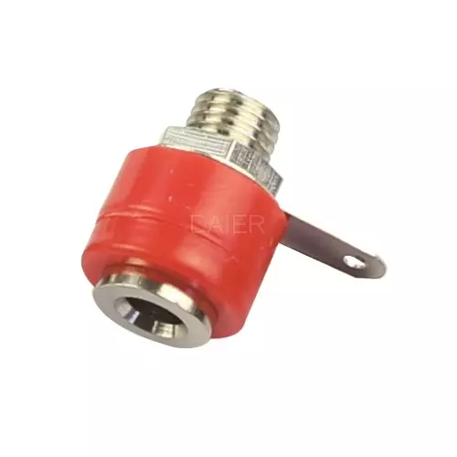 Гніздо банан 4мм, червоне