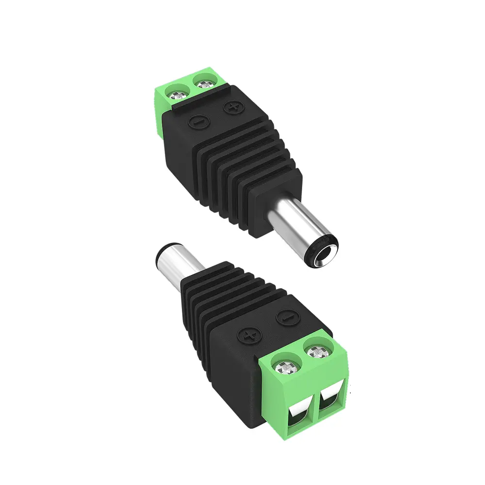 Перехід з клем на 2,1x5,5mm male, DC2.1-T1