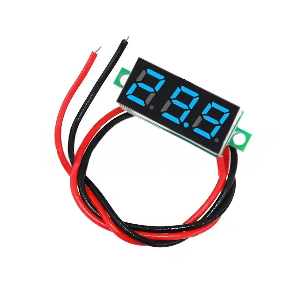 Вольтметр цифровий DC 2.5-30V 0.28" (синій)