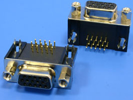 DHR-15F (D-SUB Steckdose auf Platte) DHR-15F (D-SUB Steckdose auf Platte)