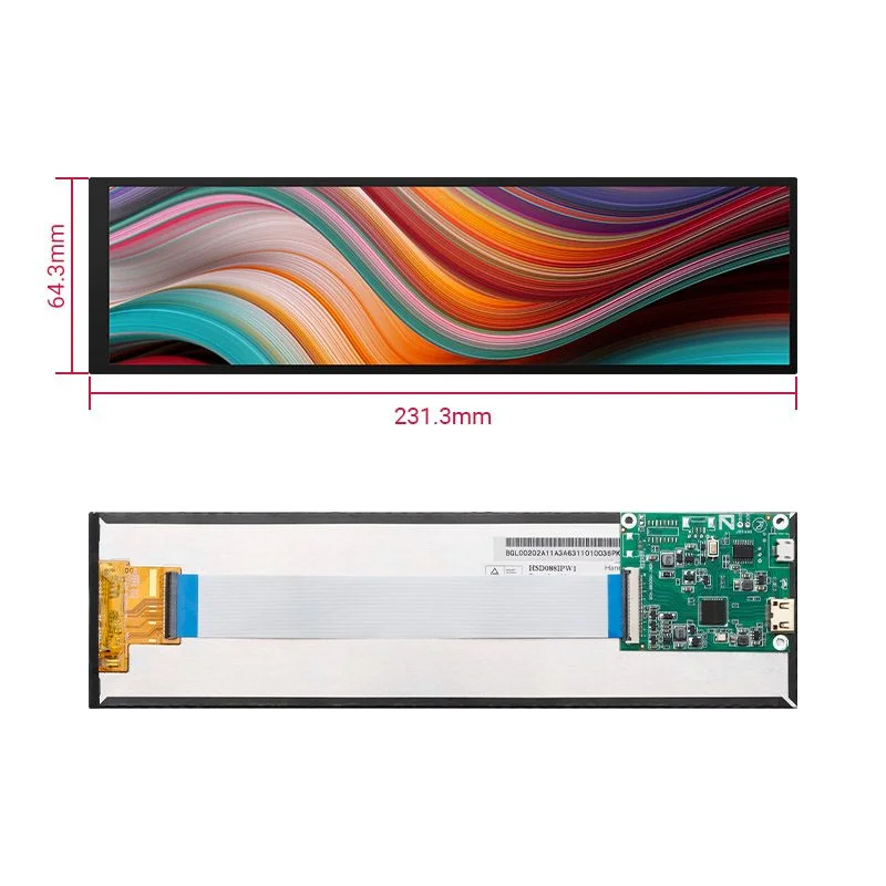 Display 8,8" IPS 1920*480
