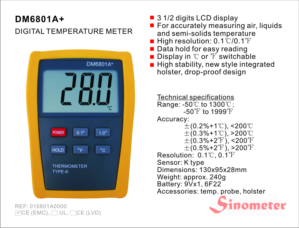 Thermometer DM6801A+ Thermometer DM6801A+