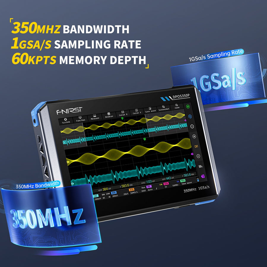 DPOS350P 4-in-1 Multi-Function Tablet Oscilloscope