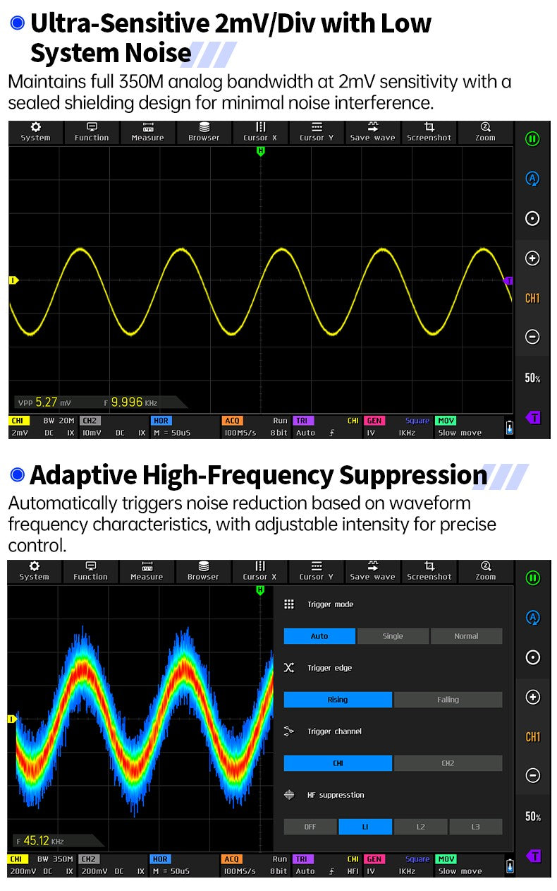DPOS350P 4-in-1 Multi-Function Tablet Oscilloscope