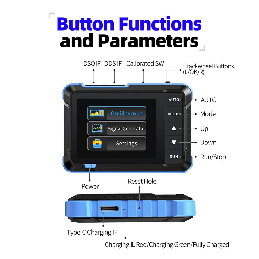 DSO-153 Option MINI Type Pocket Oscilloscope with P6100 probe