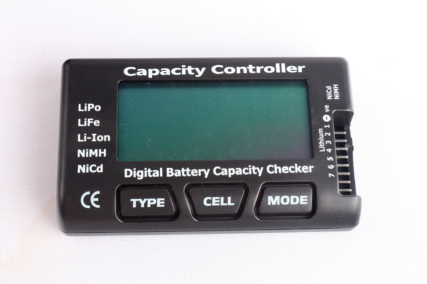 Vorrichtung zur Messung der Batteriekapazitat NiCd / NiMH / LiPo / LiFe / Li-Ion