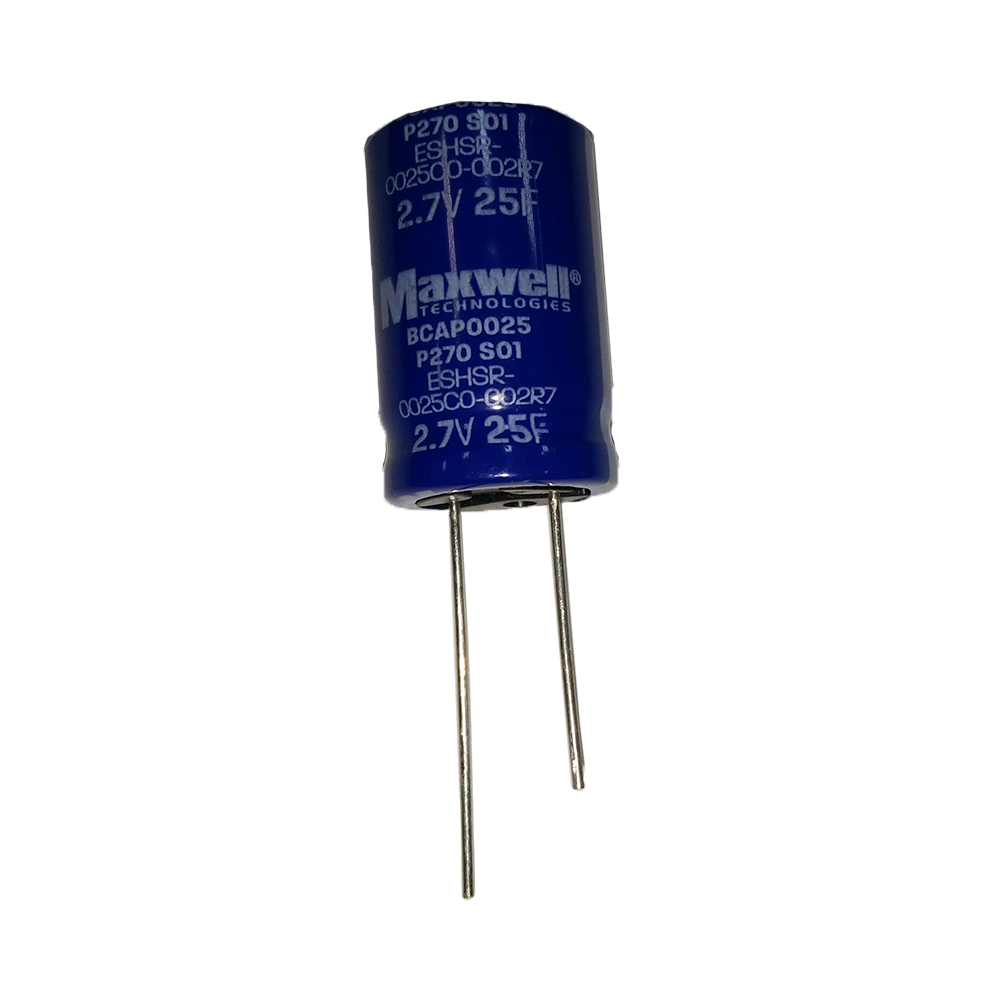 Superkondensator 25F 2,7V 25x16mm Ultracap Doppelschichtkondesator ESHSR-0025C0-002R7 Superkondensator 25F 2,7V 25x16mm Ultracap Doppelschichtkondesator ESHSR-0025C0-002R7