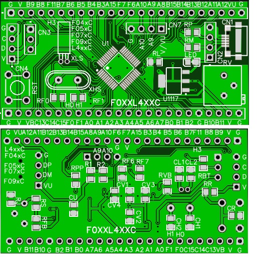плата макетная STM32F F0xxC_L4xxC плата макетная STM32F F0xxC_L4xxC