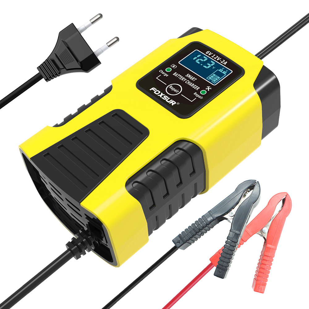 Зарядний пристрій для свинцево-кислотних акумуляторів 6V/12V, 2A, FBC061202D Зарядний пристрій для свинцево-кислотних акумуляторів 6V/12V, 2A, FBC061202D