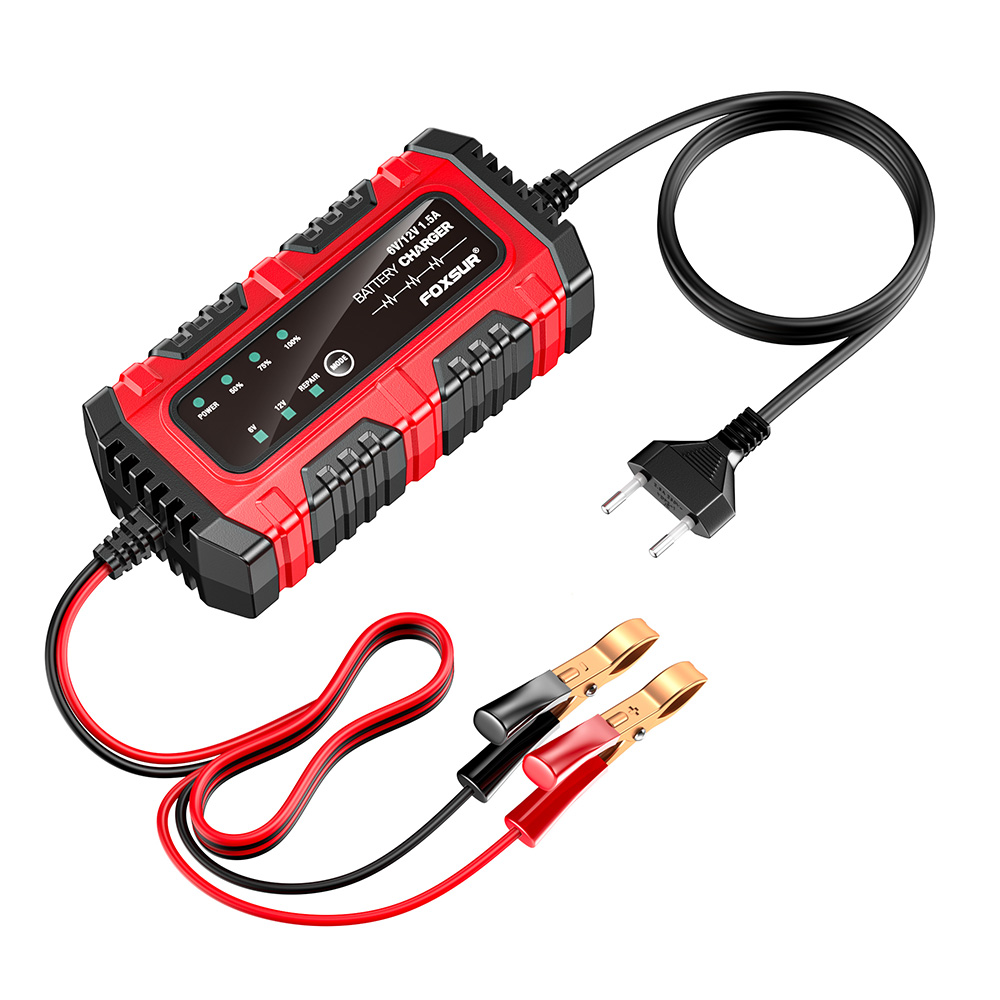 Зарядний пристрій для свинцево-кислотних акумуляторів 6V/12V, 1,5A, FBC061215E Зарядний пристрій для свинцево-кислотних акумуляторів 6V/12V, 1,5A, FBC061215E