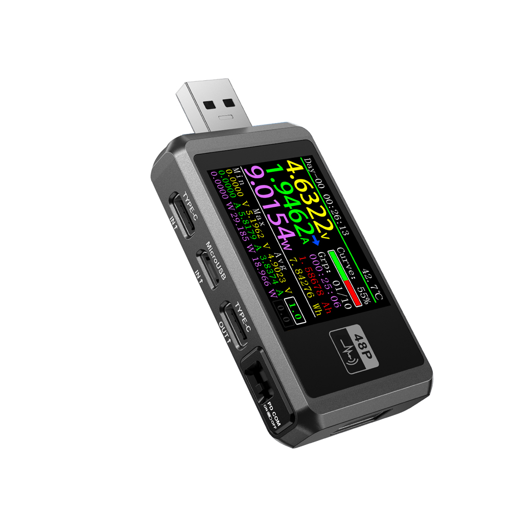 USB-тестер для зарядных устройств FNB48P (FNIRSI)