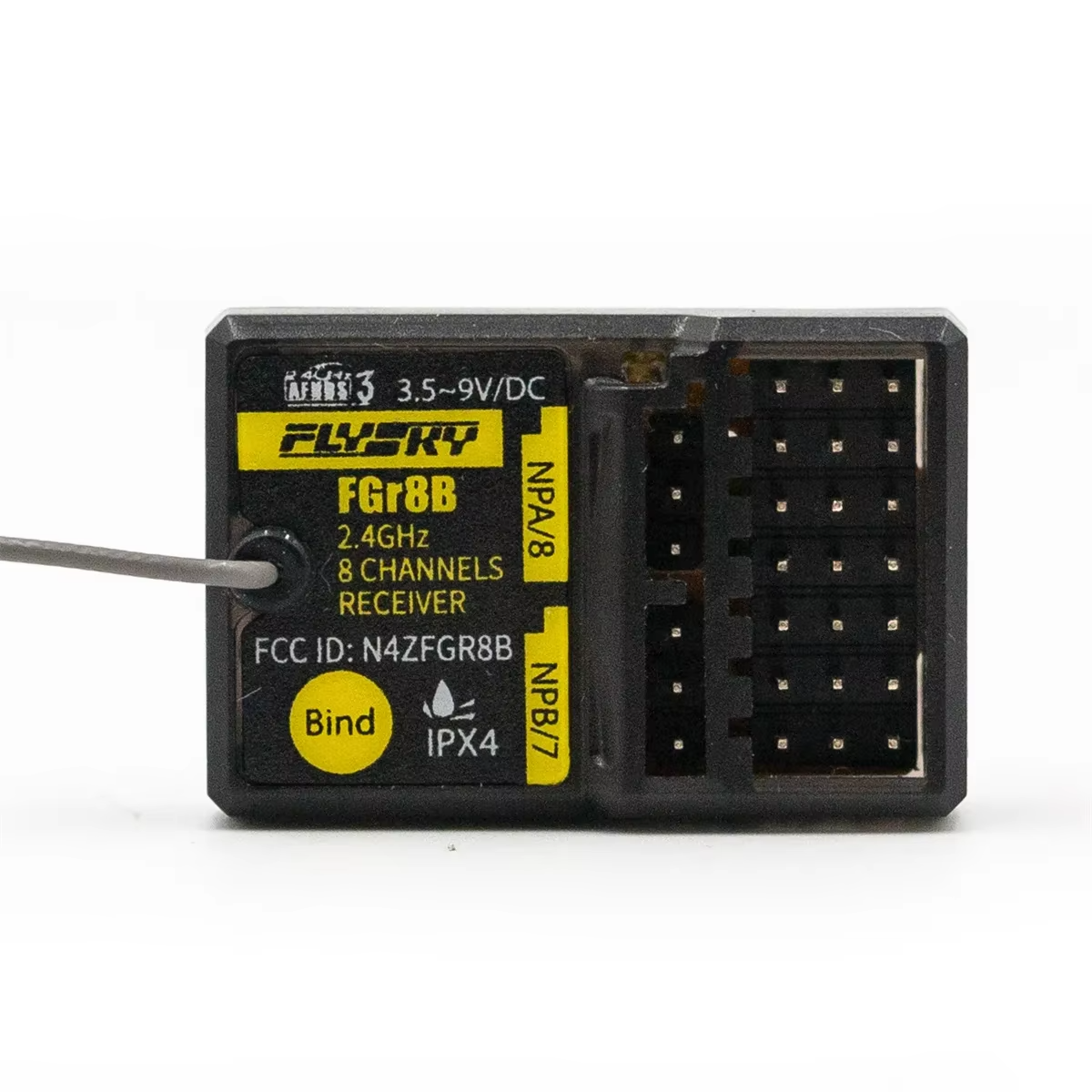 Empfänger Flysky FGr8B, 2.4GHz, 8 Kanäle, AFHDS 3 Empfänger Flysky FGr8B, 2.4GHz, 8 Kanäle, AFHDS 3