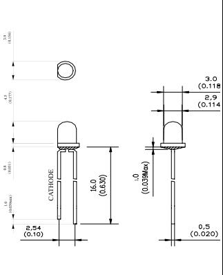 Photodiode 3mm GNL-3012PD