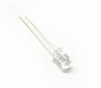 LED 5mm weiß, Ultrahell 30° (GNL-5013UWC/50 G-Nor)