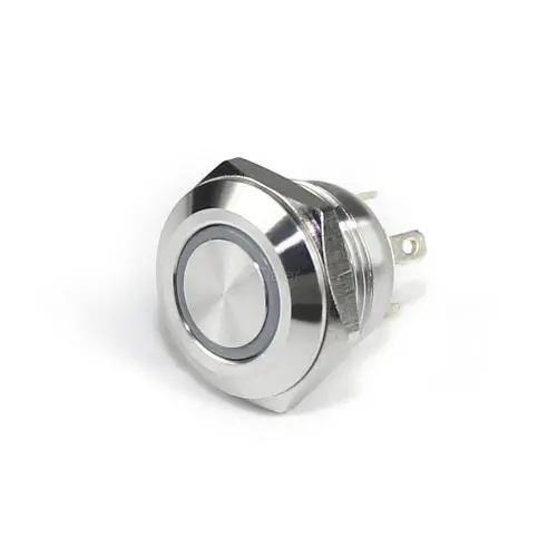 Кнопка антивандальна сенсорна з червоним підсвічуванням 12V, GQ12F-10EM-EC Кнопка антивандальна сенсорна з червоним підсвічуванням 12V, GQ12F-10EM-EC