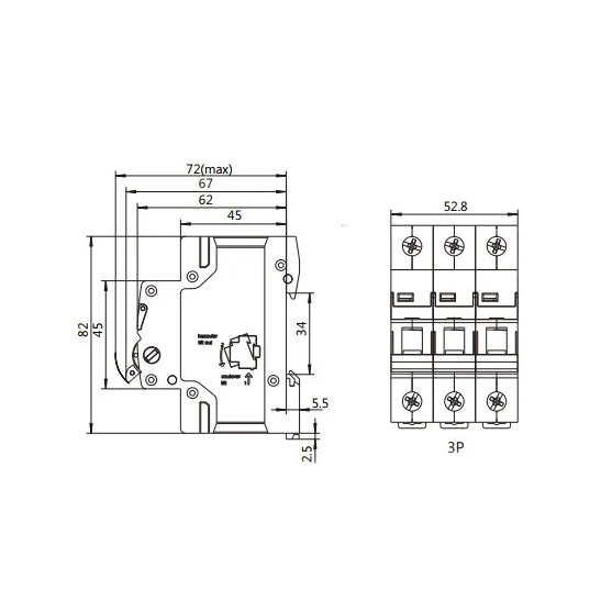 GYH8 63A 3P AC230V