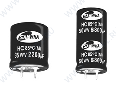 4700uF 80V HC 25x50mm (ECAP 4700/80V 2550 HC Samwha) (Elektrolytkondensator)