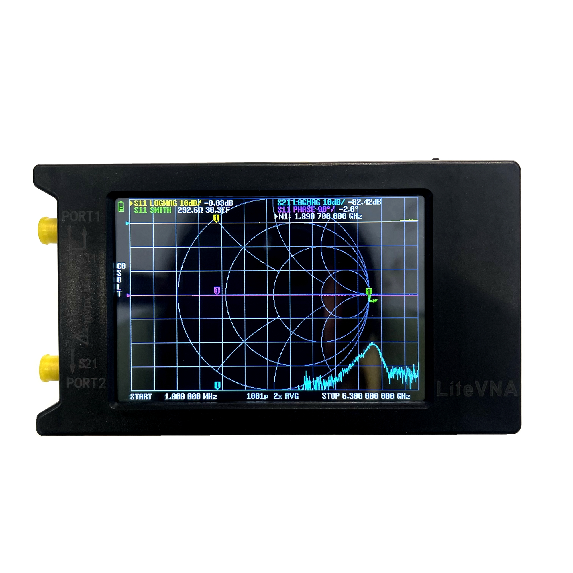 Анализатор спектра LiteVNA-64 50kHz - 6.3GHz (Zeenko)