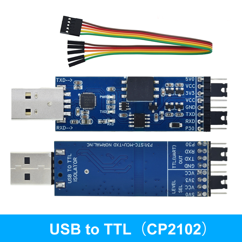 Перетворювач USB To TTL на базі CP2102 Перетворювач USB To TTL на базі CP2102