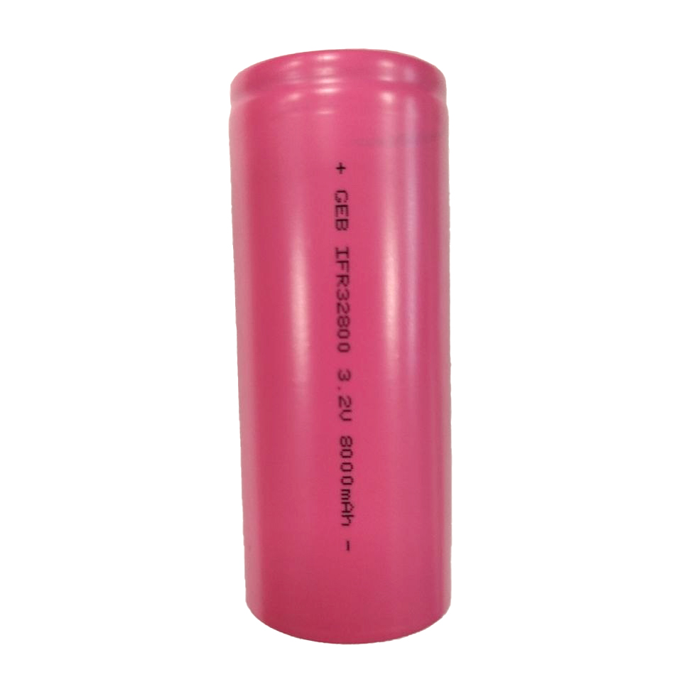 LiFePO4 8Ah, 3,2V, 32800 GEB, IFR32800 3,2V, 8000mAh