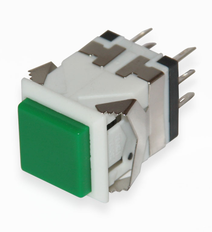 Кнопка без фіксації, KD2-24 Green Button
