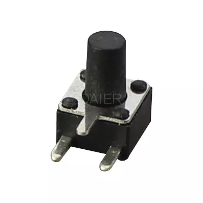 Кнопка тактова вертикальна 4,5x4,5, H4,8mm, KFC-045P3-4.8