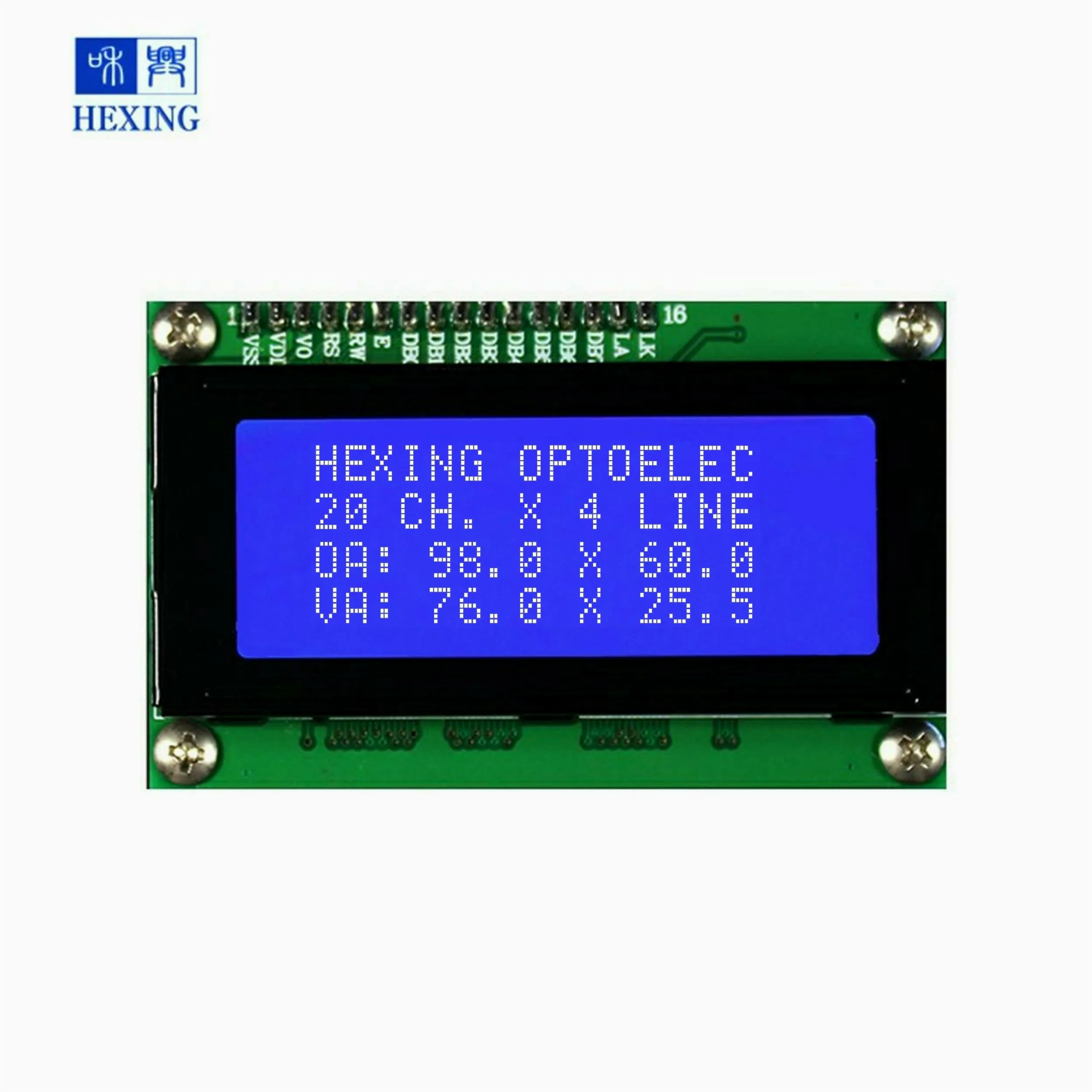 Дисплей LCD2004 Dots With Backlight Blue з підтримкою Кирилиці