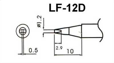 WQ-12D (Lötspitze für bleifrei Lötkolben)