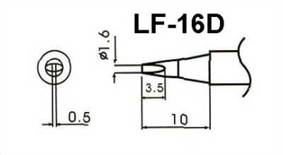 WQ-16D (Lötspitze für bleifrei Lötkolben)