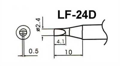 WQ-24D (Lötspitze für bleifrei Lötkolben)