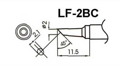 WQ-2BC (Lötspitze für bleifrei Lötkolben)