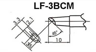 WQ-3BCM (Lötspitze für bleifrei Lötkolben)