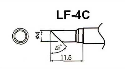 WQ-4C (Lötspitze für bleifrei Lötkolben)