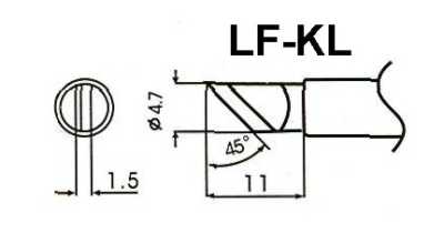 WQ-KL (Lötspitze für bleifrei Lötkolben)