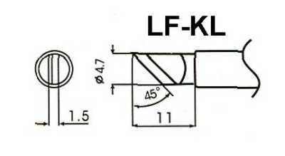 WQ-KL (Lötspitze für bleifrei Lötkolben)