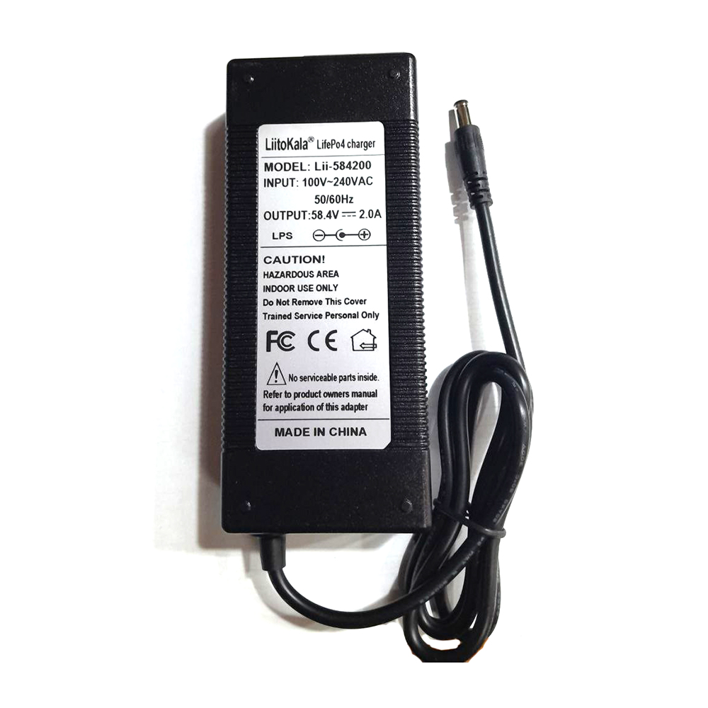 Зарядний пристрій для LiFePO4 58.4V 2A 16s, Lii-584200 Зарядний пристрій для LiFePO4 58.4V 2A 16s, Lii-584200