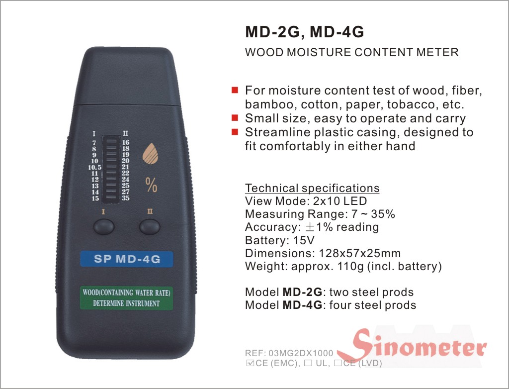 Tester Feuchtigkeit MD-4G