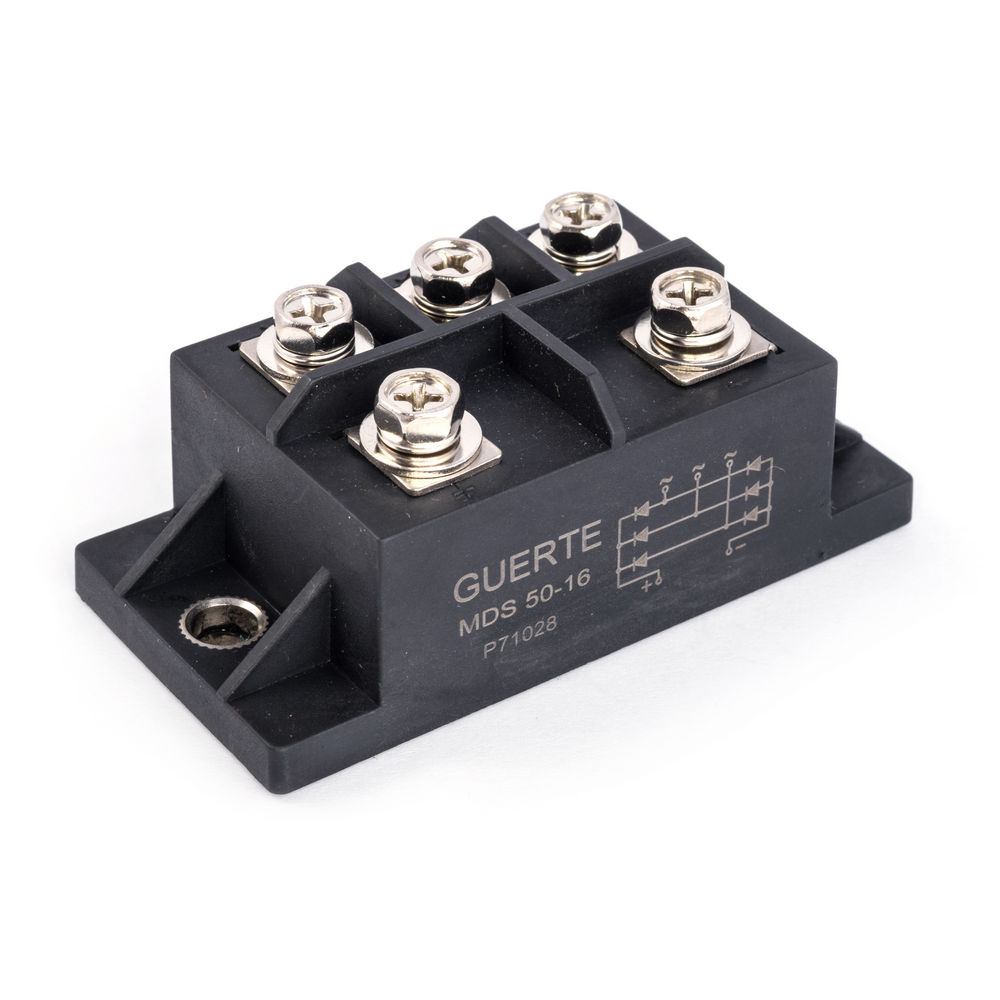 3-Phase-Brückengleichrichter Modul Guerte MDS 50A 1600V Diodenbrücke 3-Phase-Brückengleichrichter Modul Guerte MDS 50A 1600V Diodenbrücke
