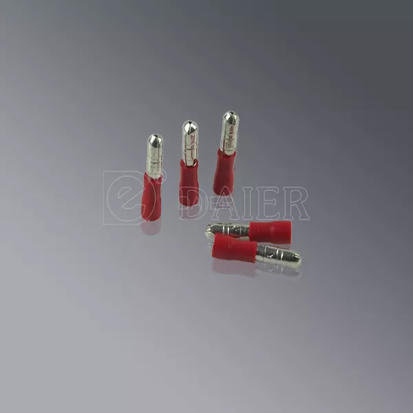 Кабельний наконечник 4мм червоний на провід 1,5 mm², MPD1.25-156 Red