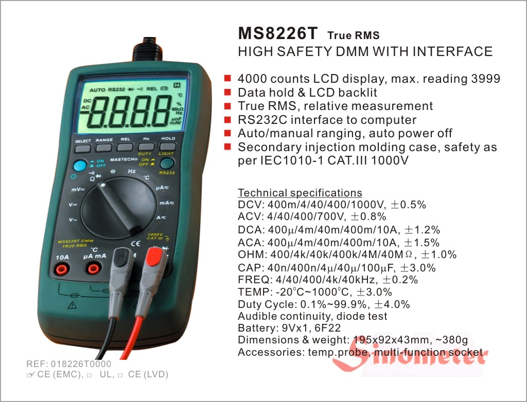 Multimeter MS8226T