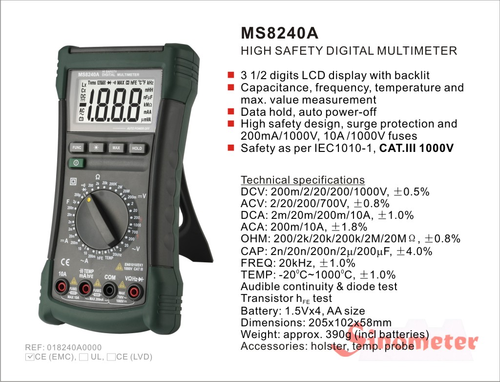 Multimeter MS8240A