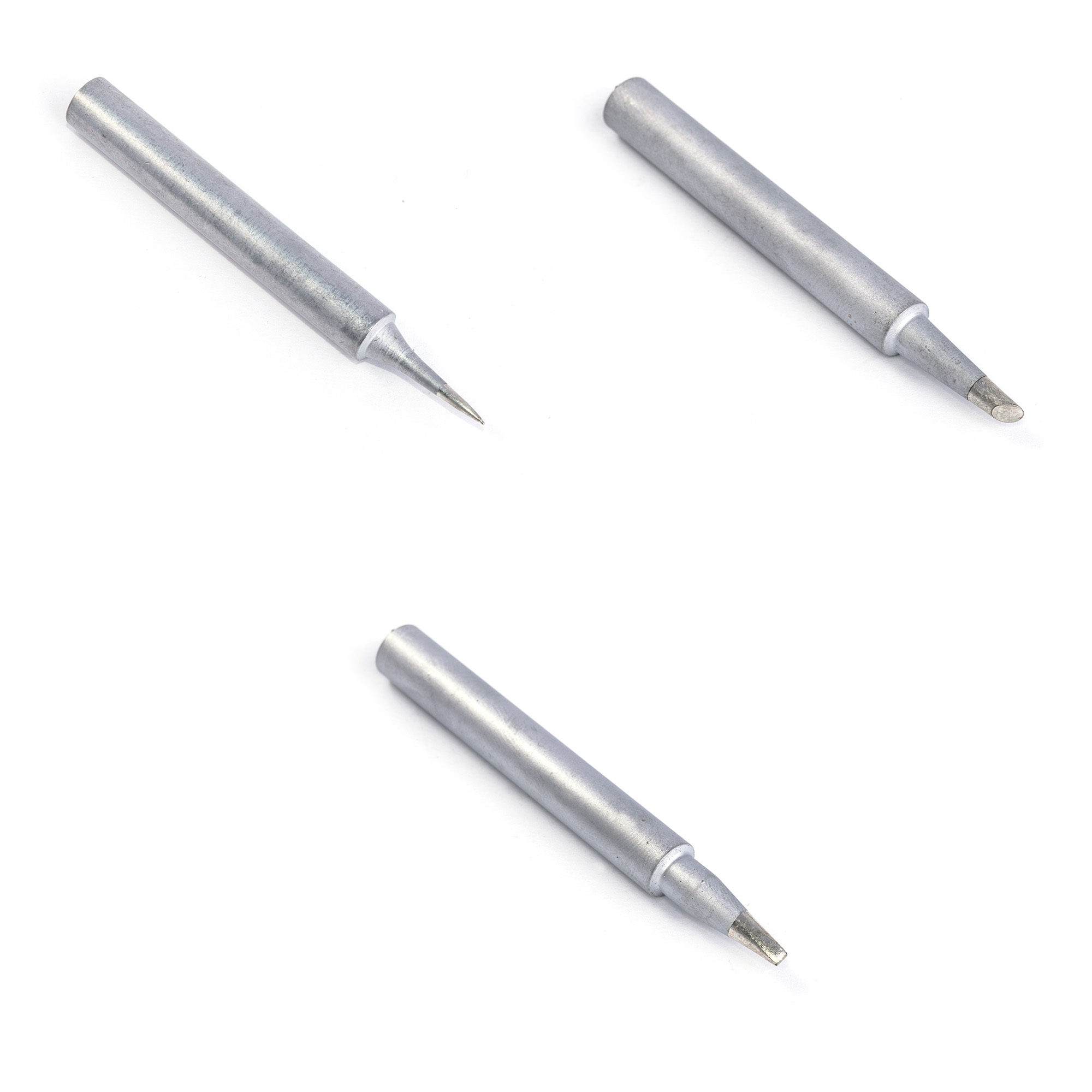 Ersatzlötspitzen-Set (3 Stück) Lötspitzen Typ N1 - Bleistift, Abgeschrägt, Meißel