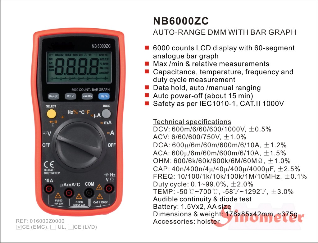 Multimeter NB6000ZC