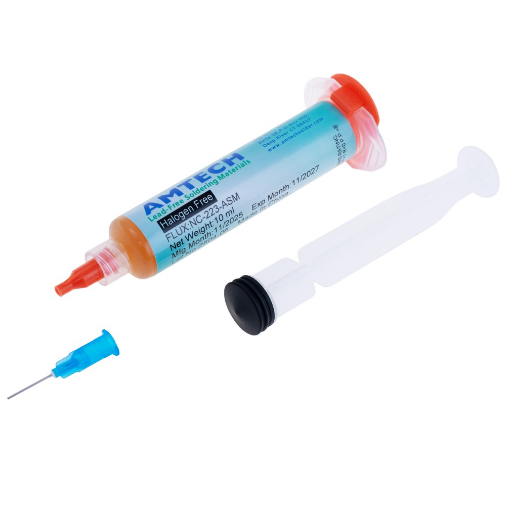 Флюс NC-223-ASM з 1 насадкою, пластиковий поршень,10мл Amtech