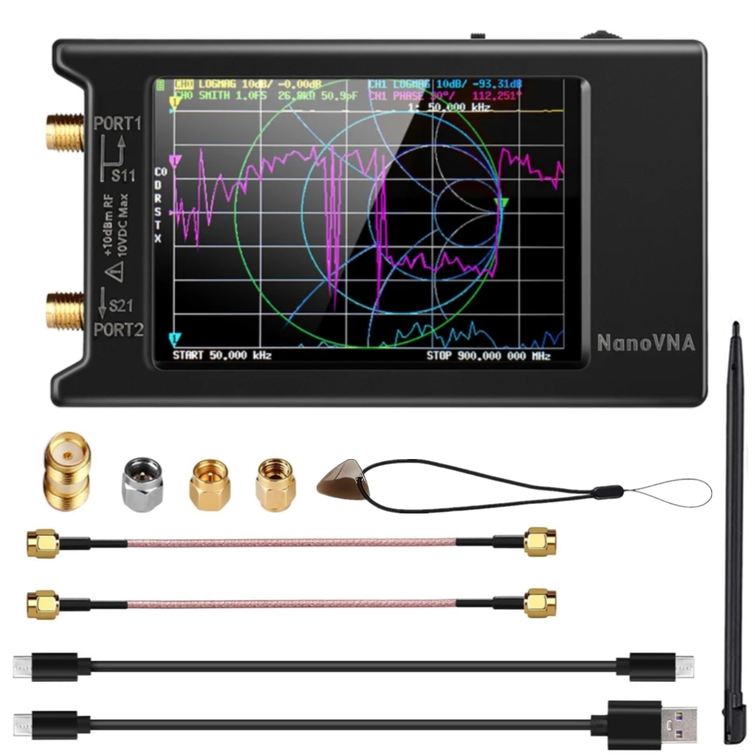 Векторний аналізатор NanoVNA-H4 (Zeenko) Векторний аналізатор NanoVNA-H4 (Zeenko)