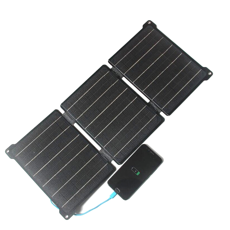 Портативное зарядное устройство 21W 5V/12V на солнечных модулях (21W 5V/12V ETFE)