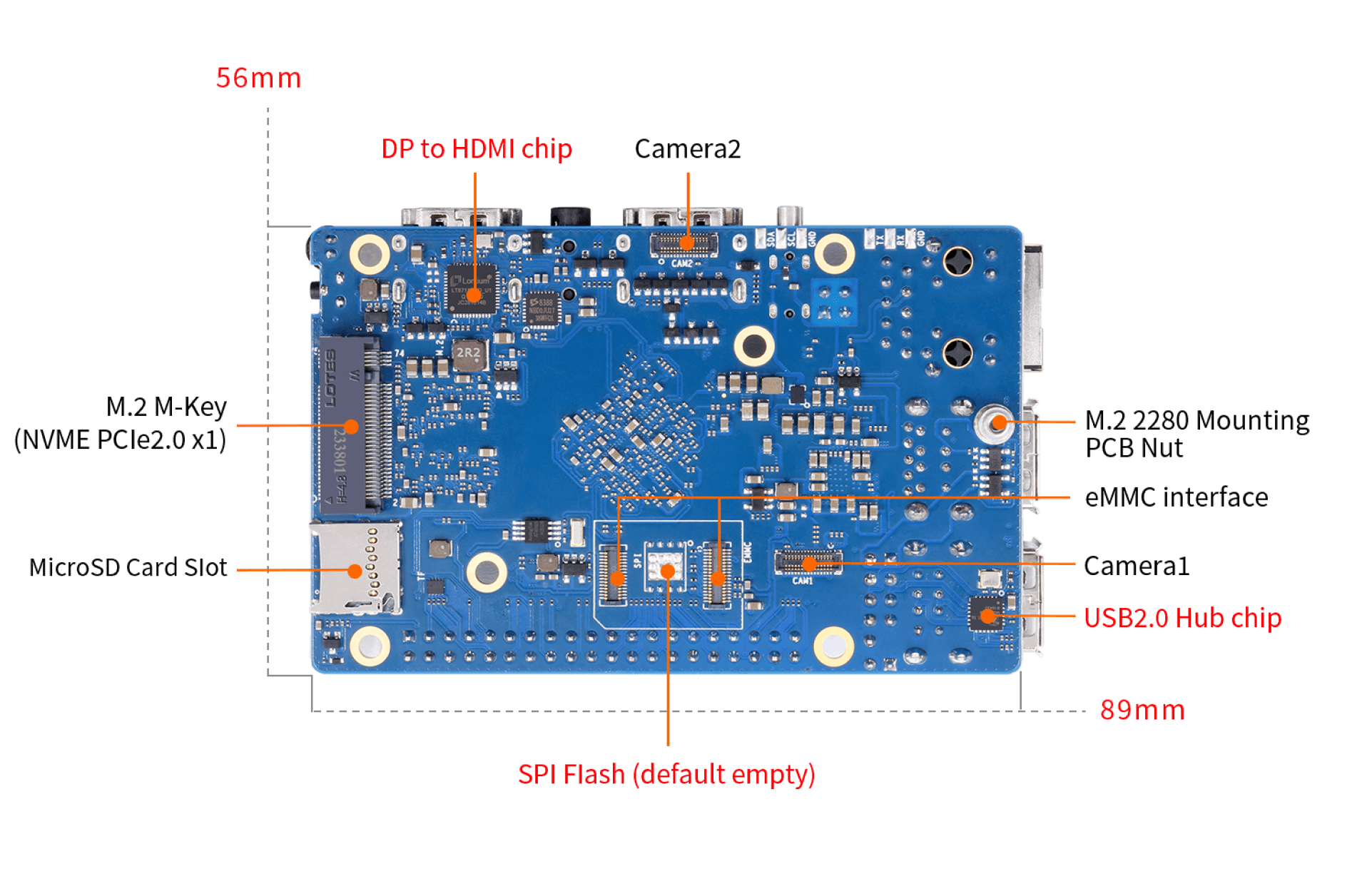 Мікрокомп'ютер Orange Pi 5 Pro 4GB