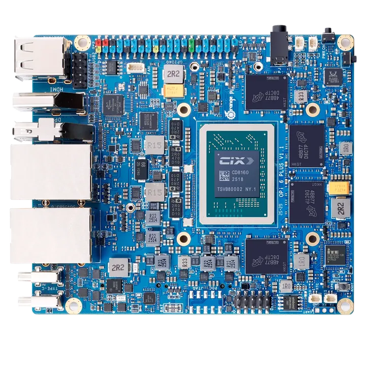 Мікрокомп'ютер Orange Pi 6 Plus 16G з охолодженням Мікрокомп'ютер Orange Pi 6 Plus 16G з охолодженням