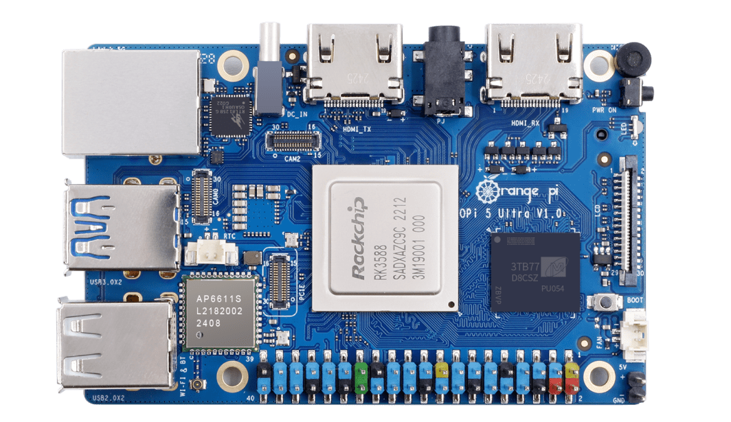 Мікрокомп'ютер Orange PI 5 Ultra 16GB Мікрокомп'ютер Orange PI 5 Ultra 16GB